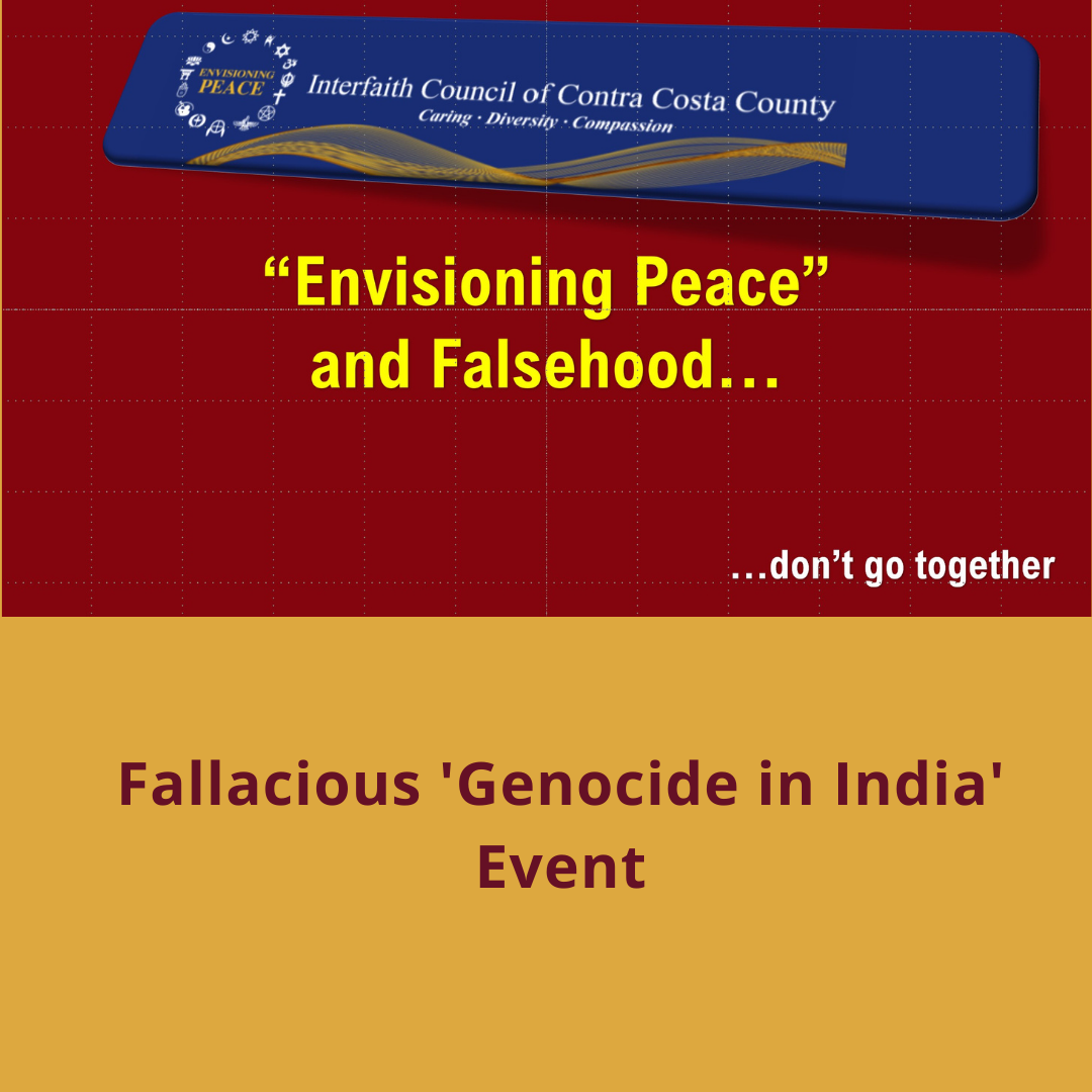 Fallacious 'Genocide in India' Event